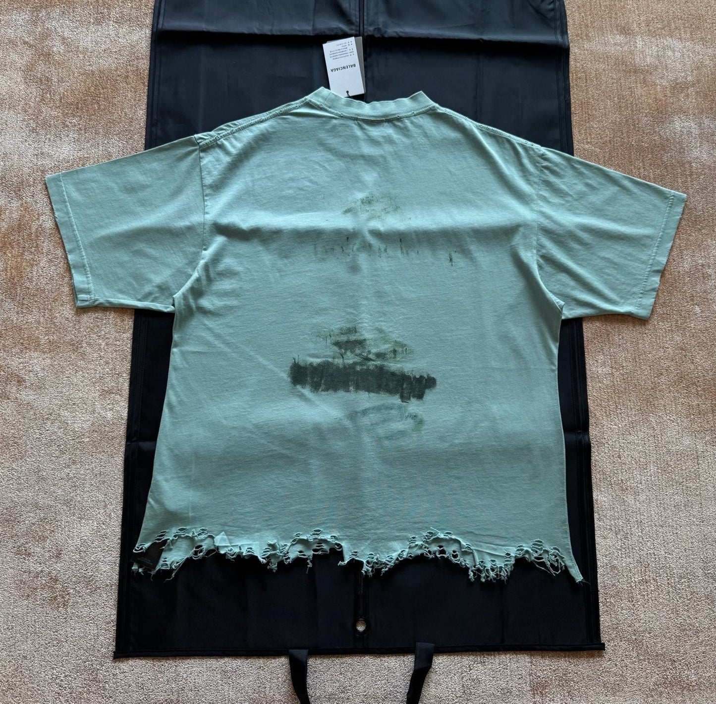 Balenciaga DIY Imprint Cropped T-Shirt
