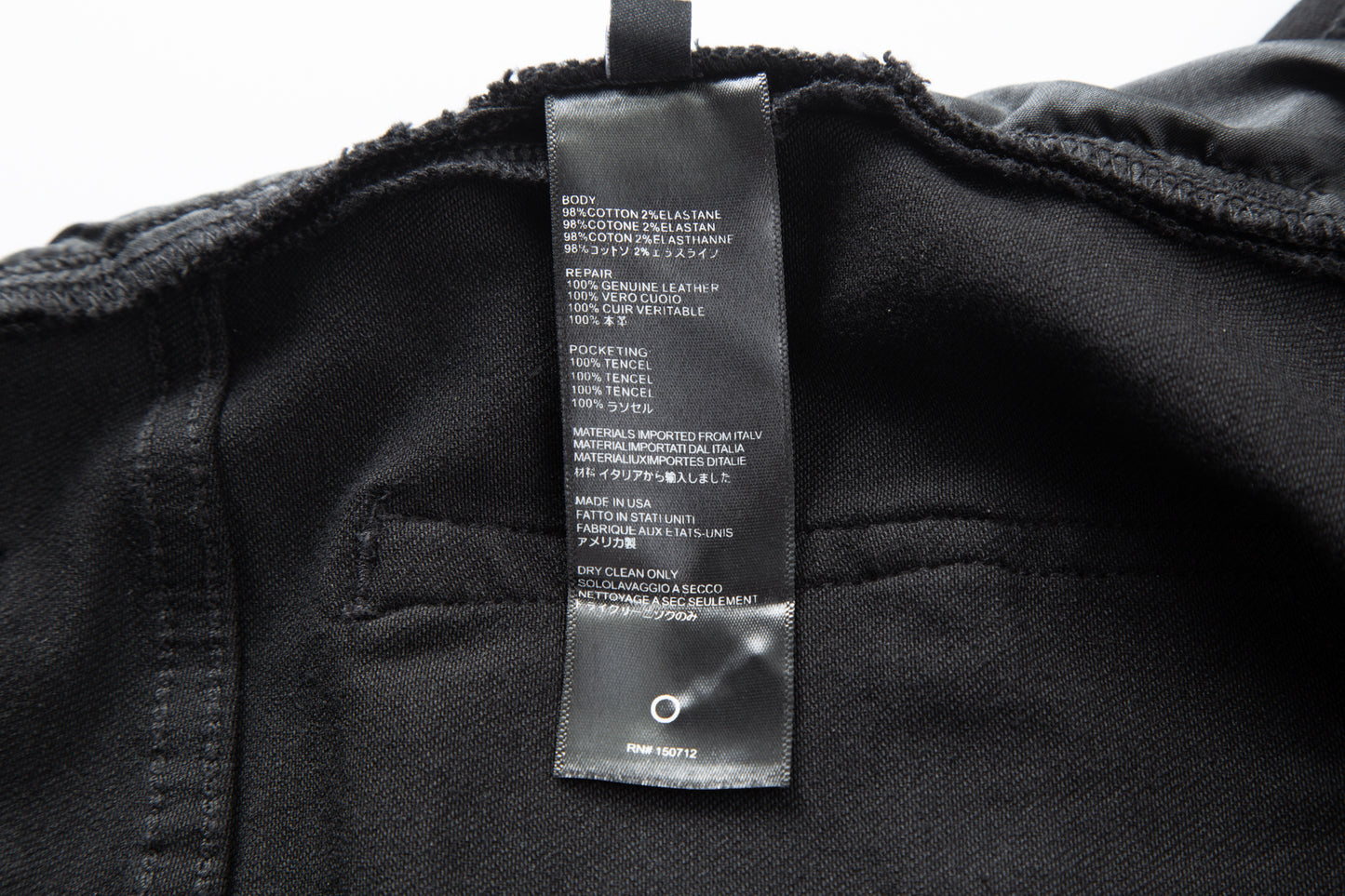 Amiri jeans black distressed