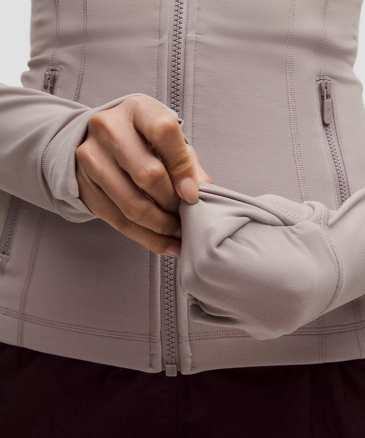 Lululemon Mauve Grey Define Jacket Nulu