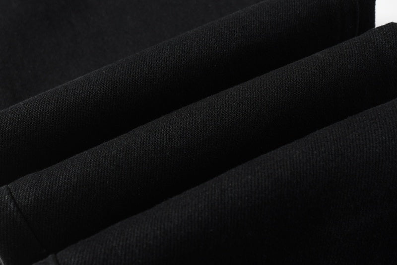KSUBI denim black skinny jeans