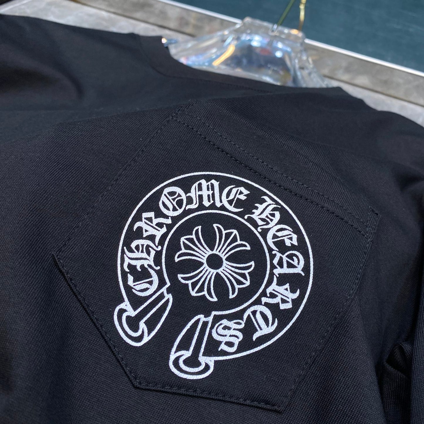 Gray chrome hearts longsleave