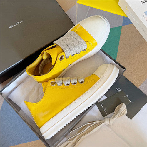 Rick Owens Porterville Jumbo Laced Low 'Lemon'