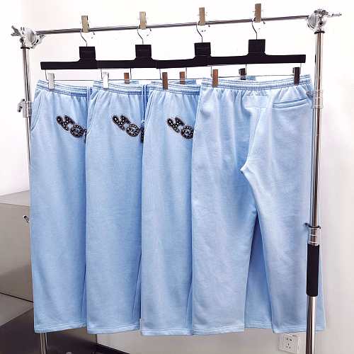Sp5der blue Mixed Stone OG V2 sweatpants
