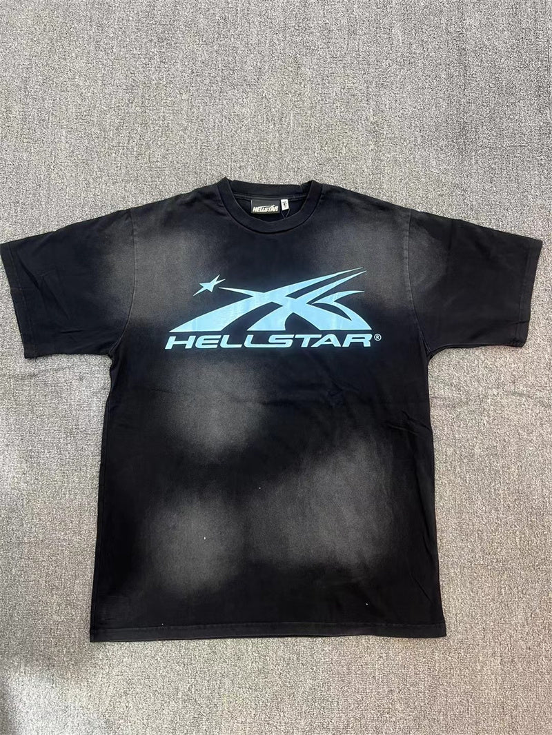 Hellstar sports black and blue tee