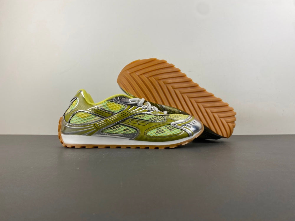 Bottega venta orbit yellow and sliver