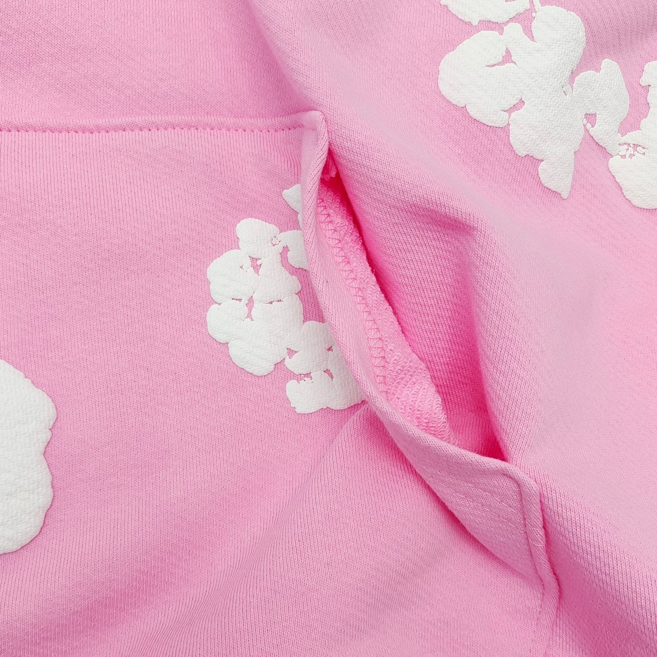 Pink  denim tears hoodie
