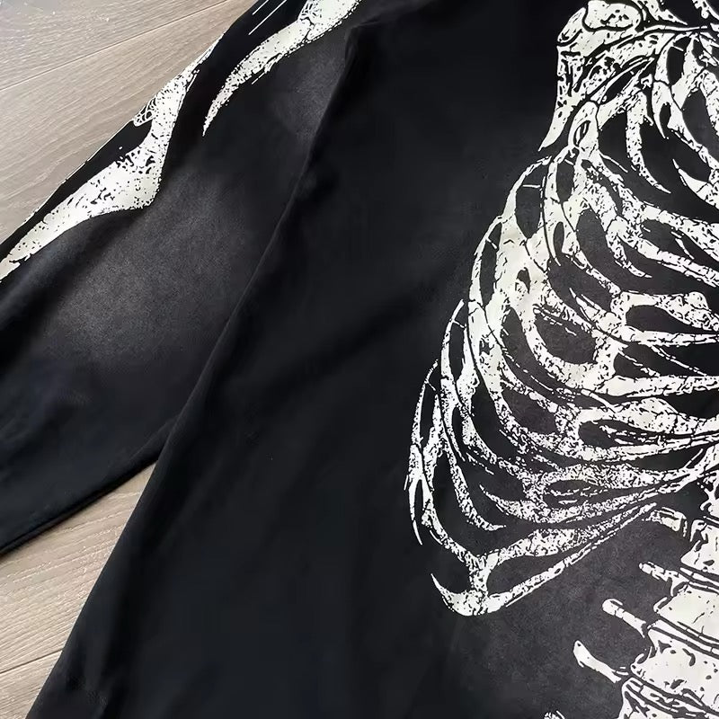 Hellstar skeleton long sleeve tee