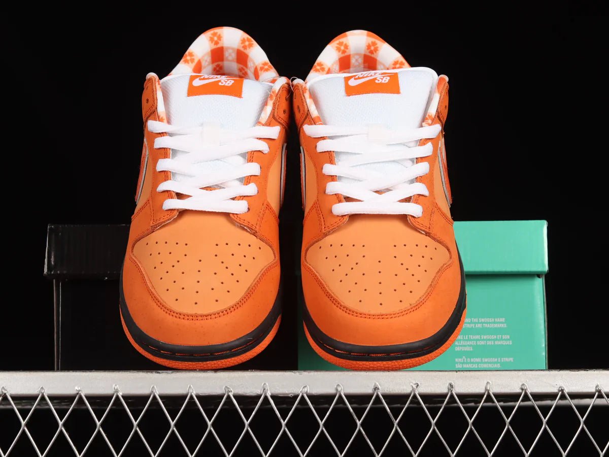 SB orange  lobster dunks