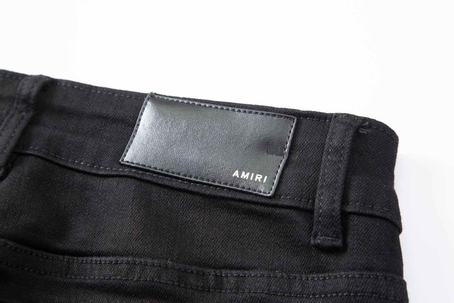 Amiri jeans black distressed