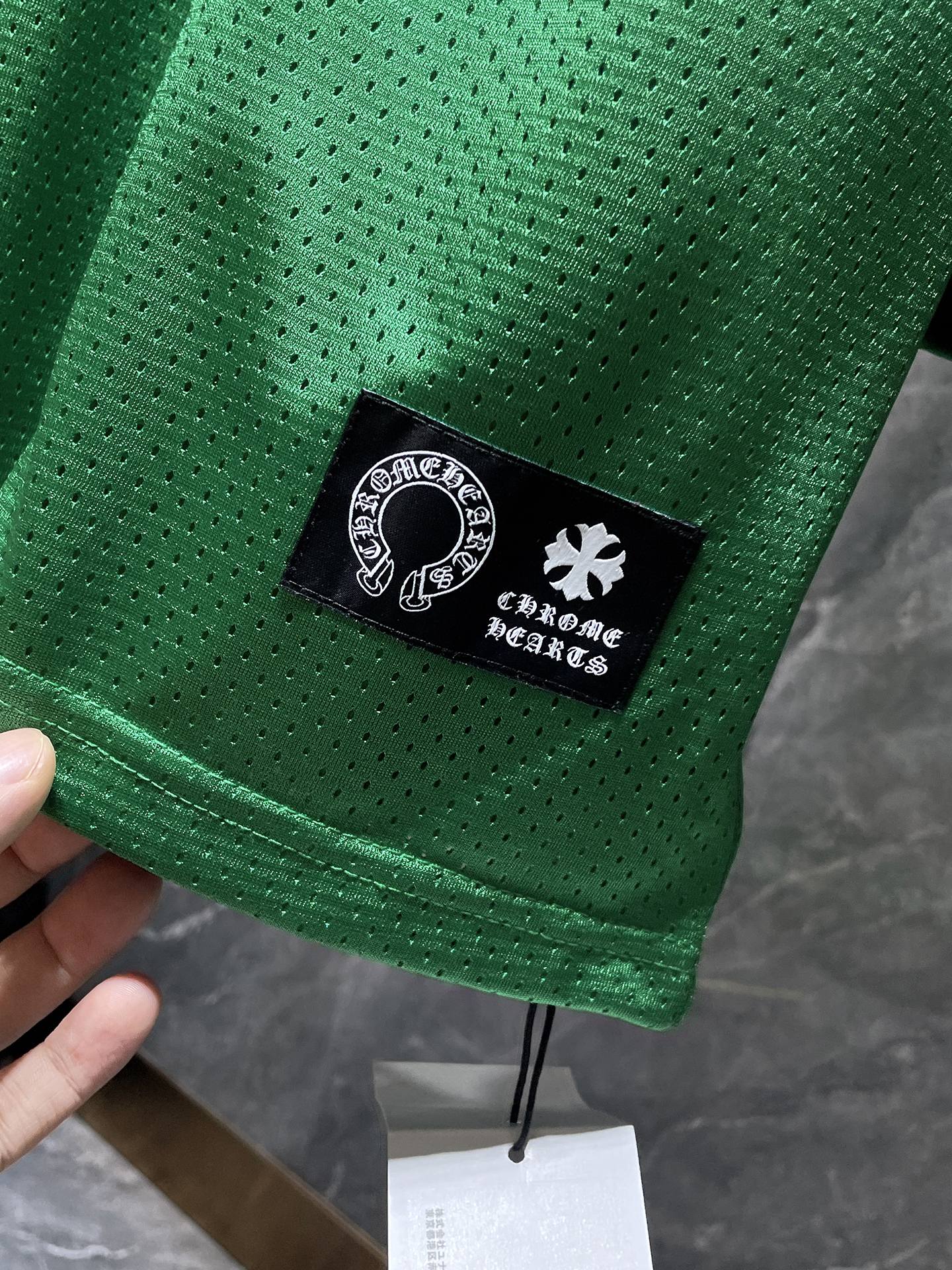 Green chrome hearts longsleave jersey green and yellow