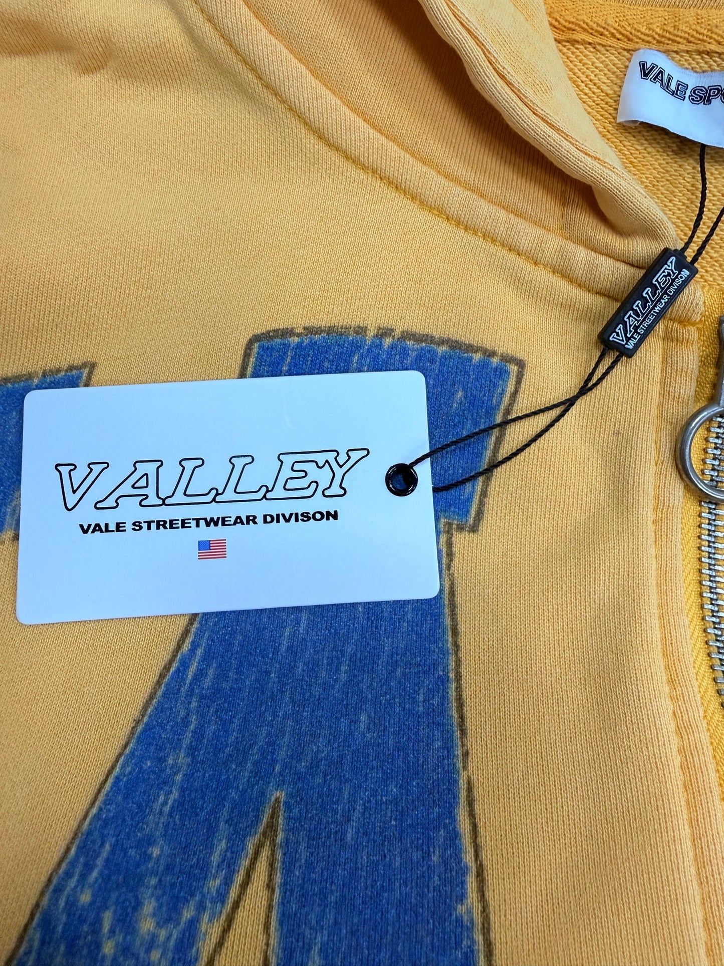 Vale Forever Bighorn Zip Up Hoodie 'Yellow'
