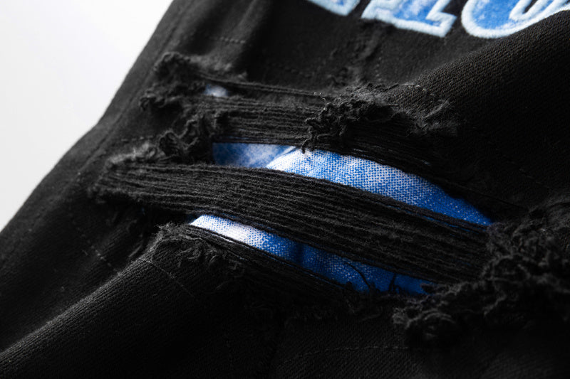 Amiri jeans black and dark blue
