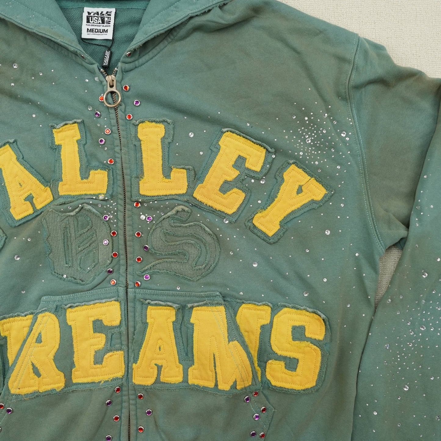 Vale Forever Bank Zip Up 'Dark Mint'