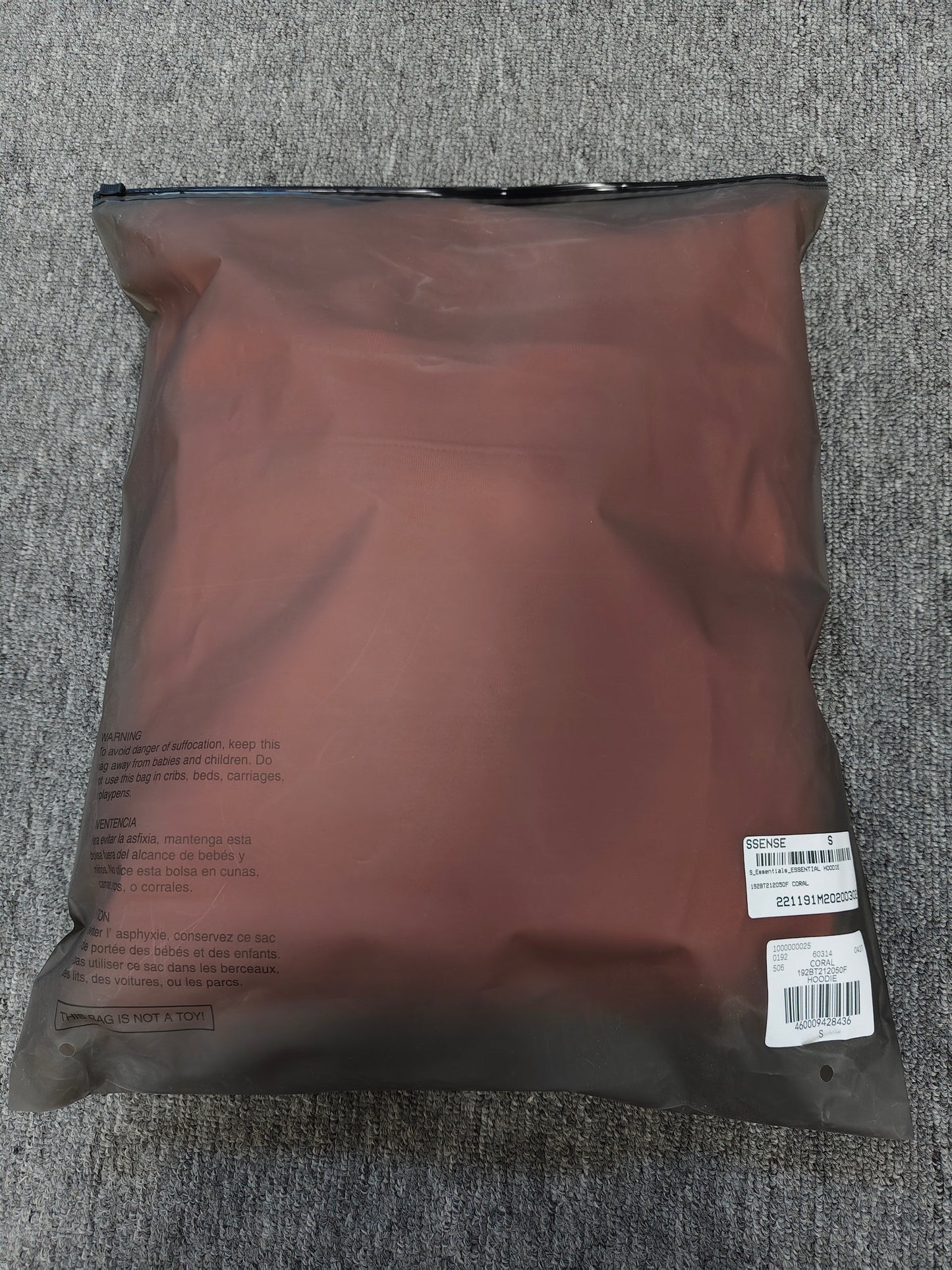 Fear of God Essentials Hoodie 'Coral'