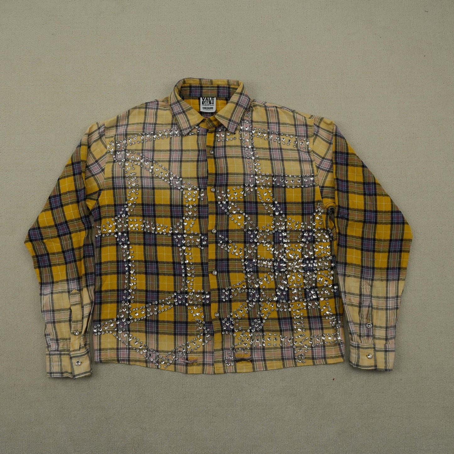 Vale Forever Lemonhead Flannel 'Yellow/Blue'