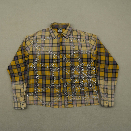 Vale Forever Lemonhead Flannel 'Yellow/Blue'