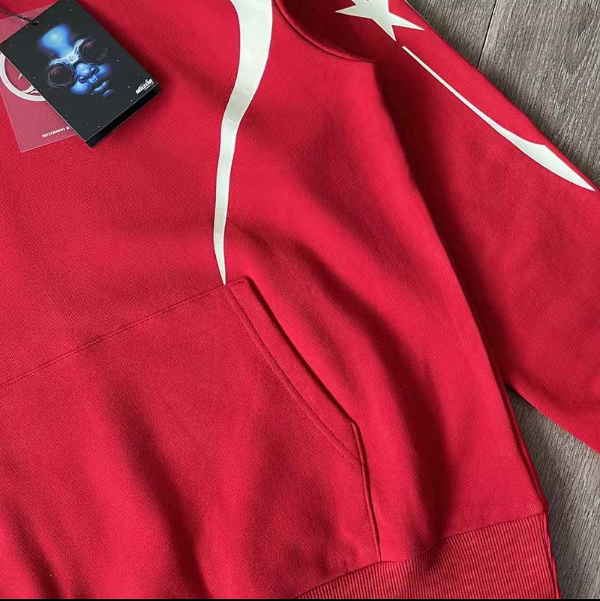 Red hellstar sports hoodie/ sweatpants