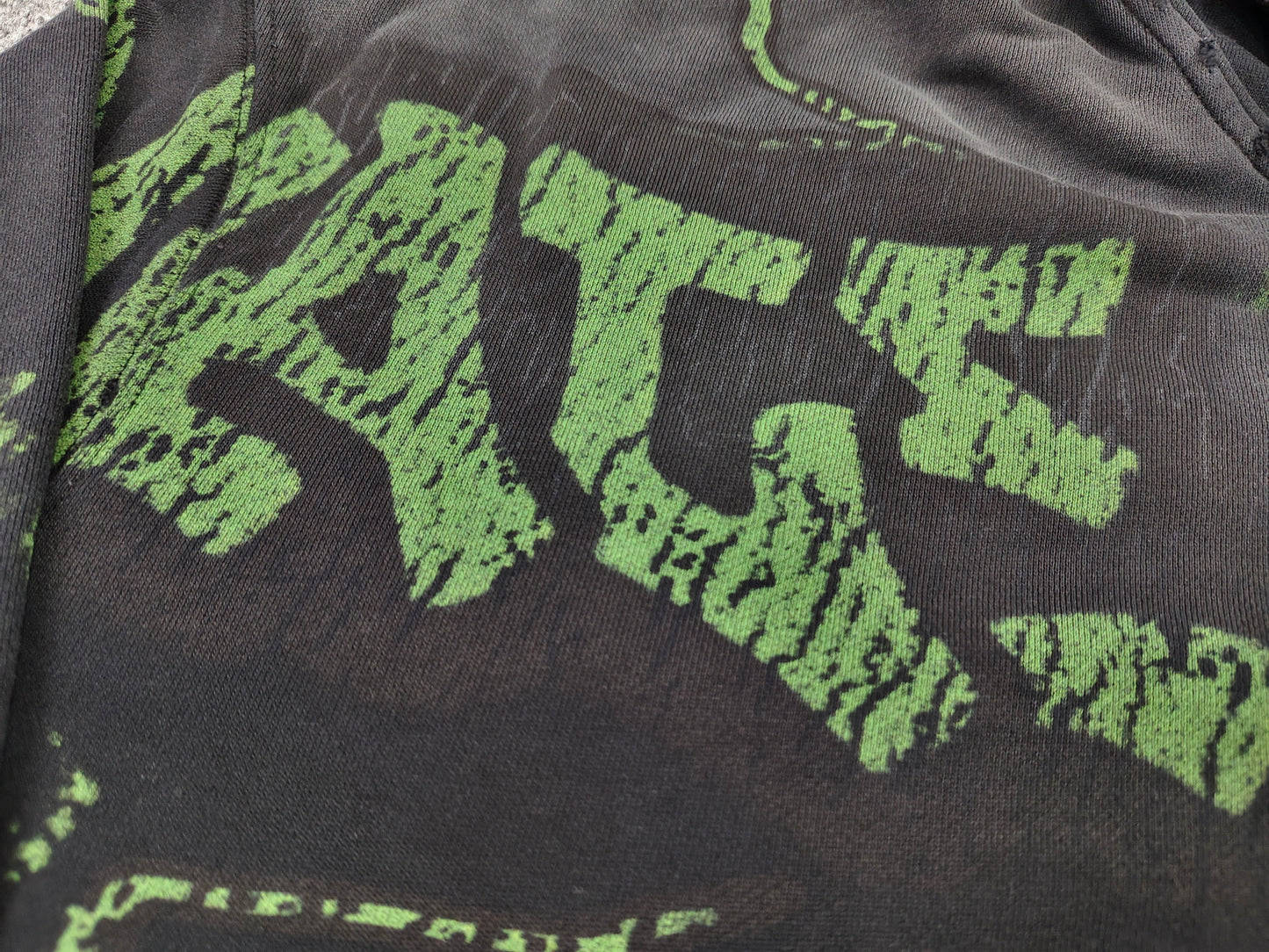 Vale Forever Nightmare Zip Up Hoodie 'Black/Green'