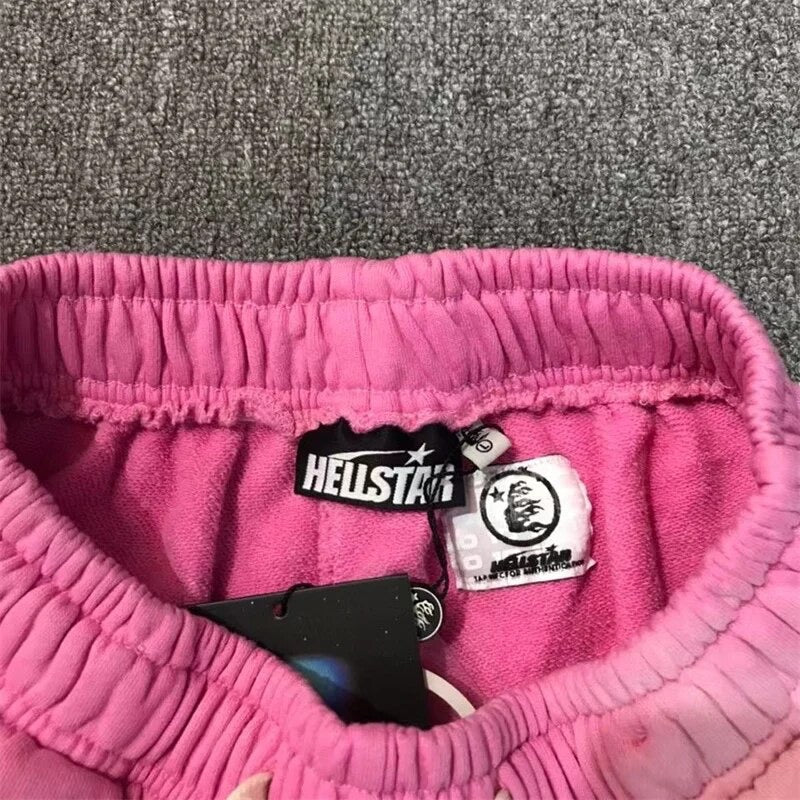 Pink Hellstar Flame Sweatpants