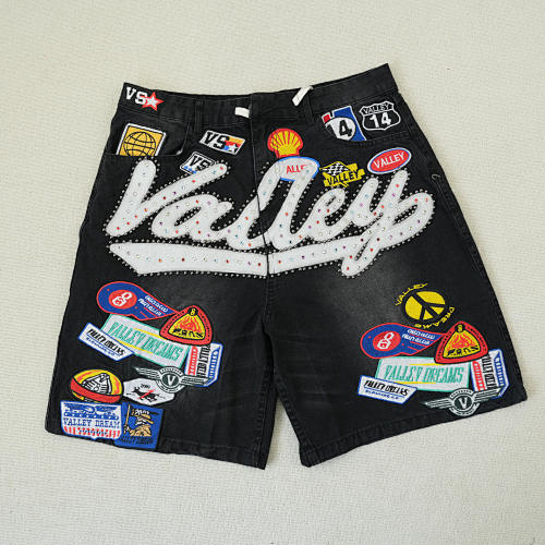Vale Forever 1980s Jorts black