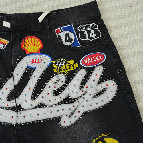 Vale Forever 1980s Jorts black