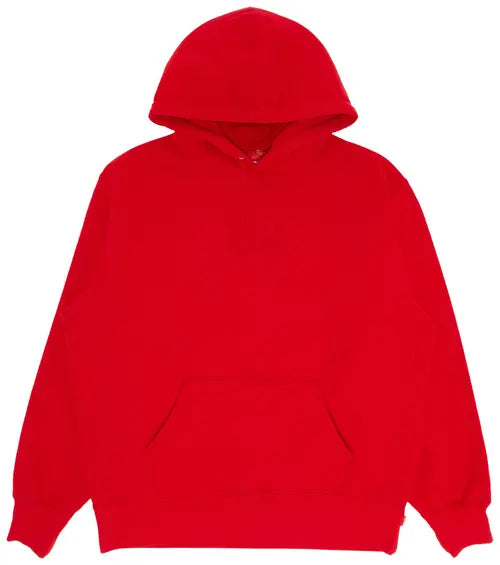 Supreme Satin Applique hoodie red