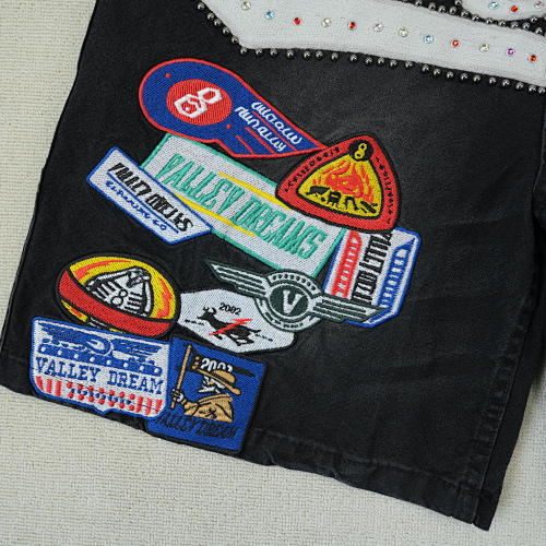 Vale Forever 1980s Jorts black