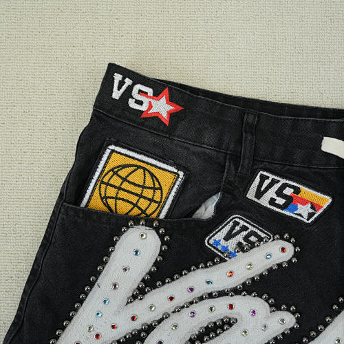 Vale Forever 1980s Jorts black