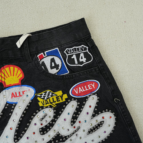 Vale Forever 1980s Jorts black
