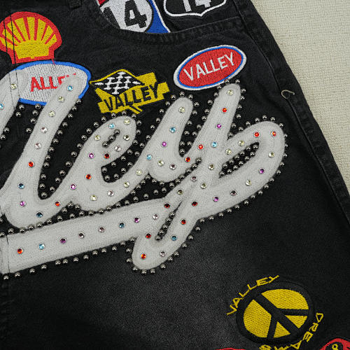 Vale Forever 1980s Jorts black
