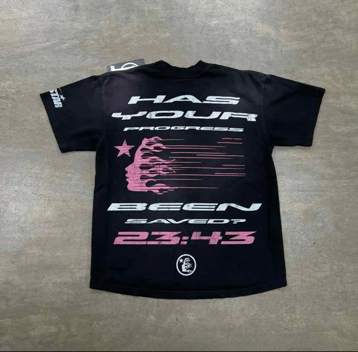 Hellstar QR Christ  T-Shirt Medium
