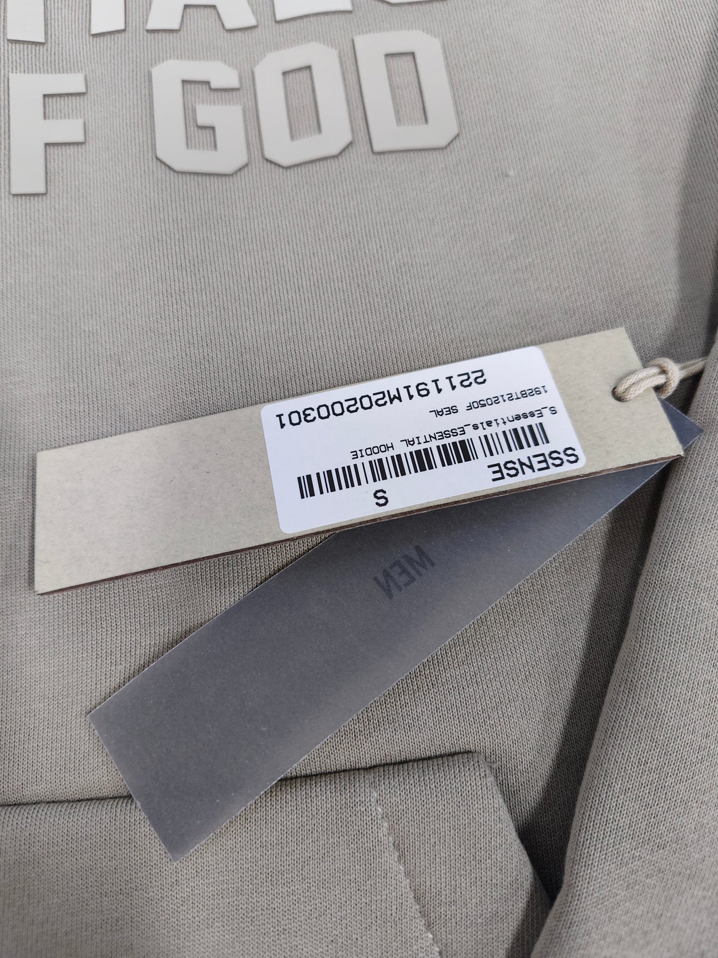 Fear of God Essentials Hoodie 'Seal'