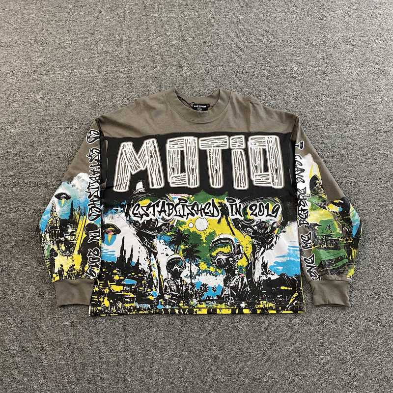 Mixed Emotion Grey “UFO” Long Sleeve