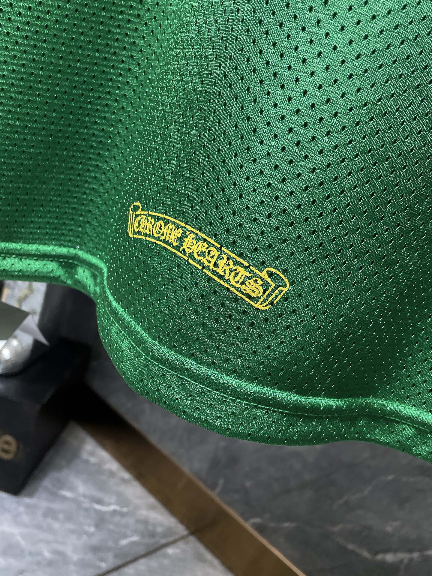 Green chrome hearts longsleave jersey green and yellow