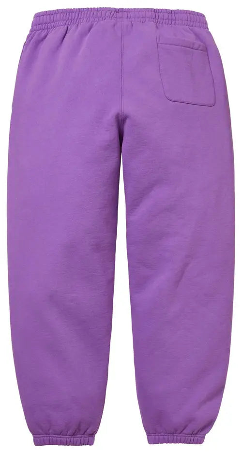 Supreme Satin Applique sweatpants purple