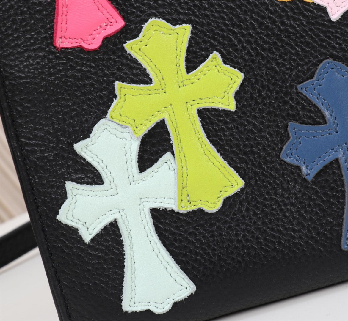 Chrome hearts colorful corsses handbag