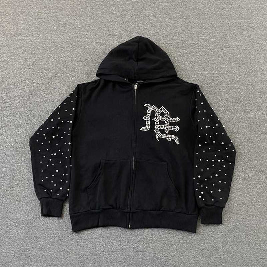 Mixed Emotions  Black ‘Pearl’ Hoodie