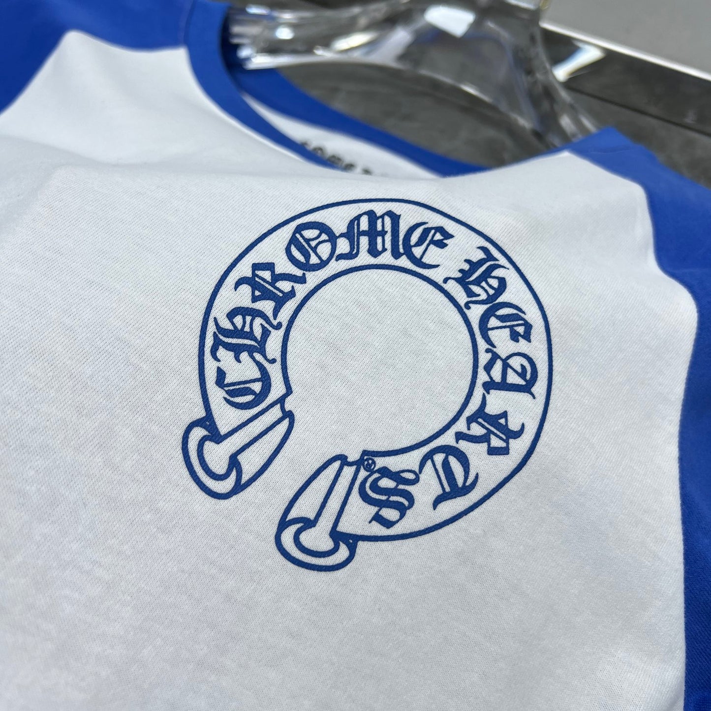 chrome hearts longsleave blue and white