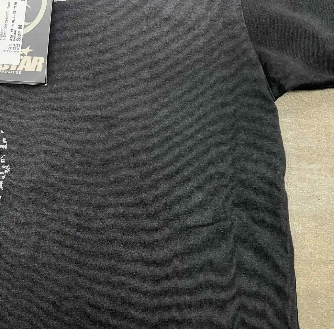 Hellstar QR Christ  T-Shirt Medium