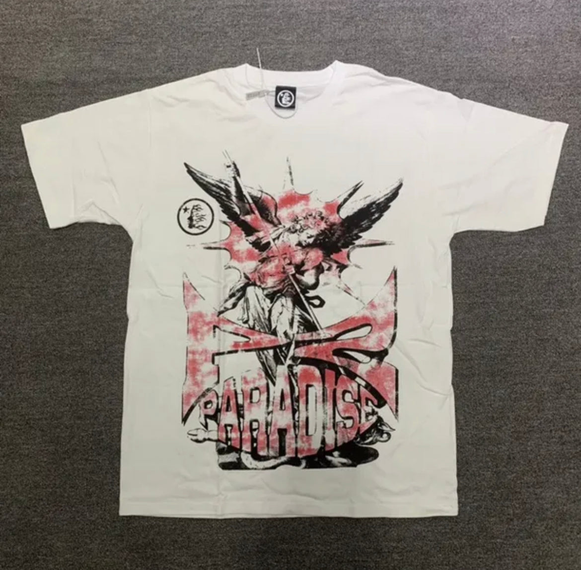 Hellstar bigger then satan graphic tee