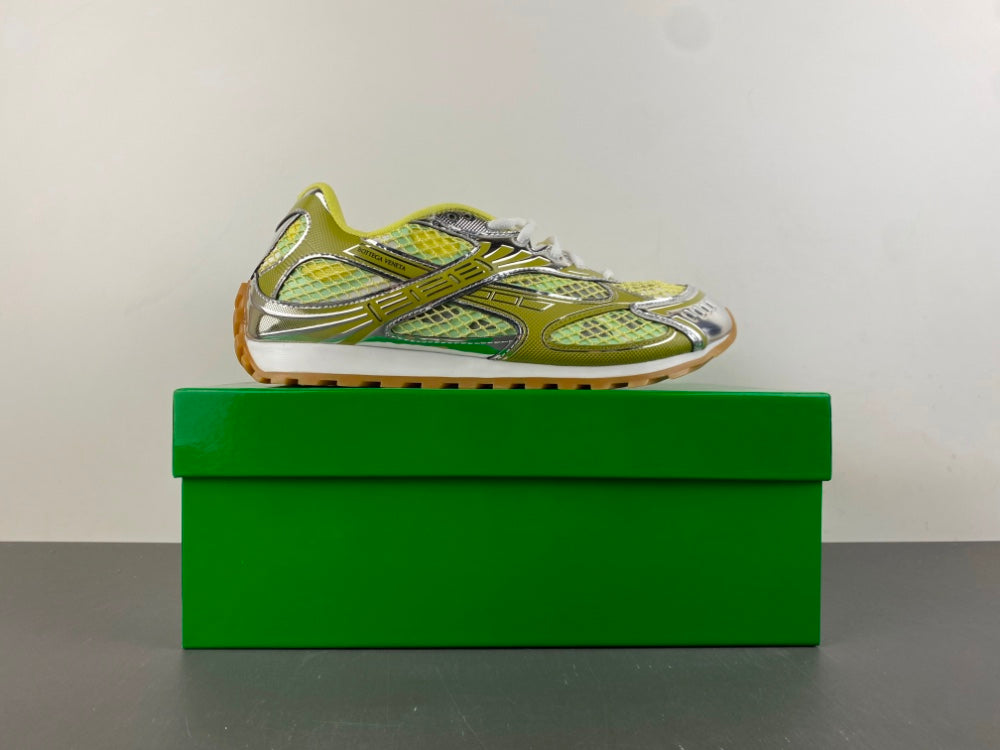 Bottega venta orbit yellow and sliver