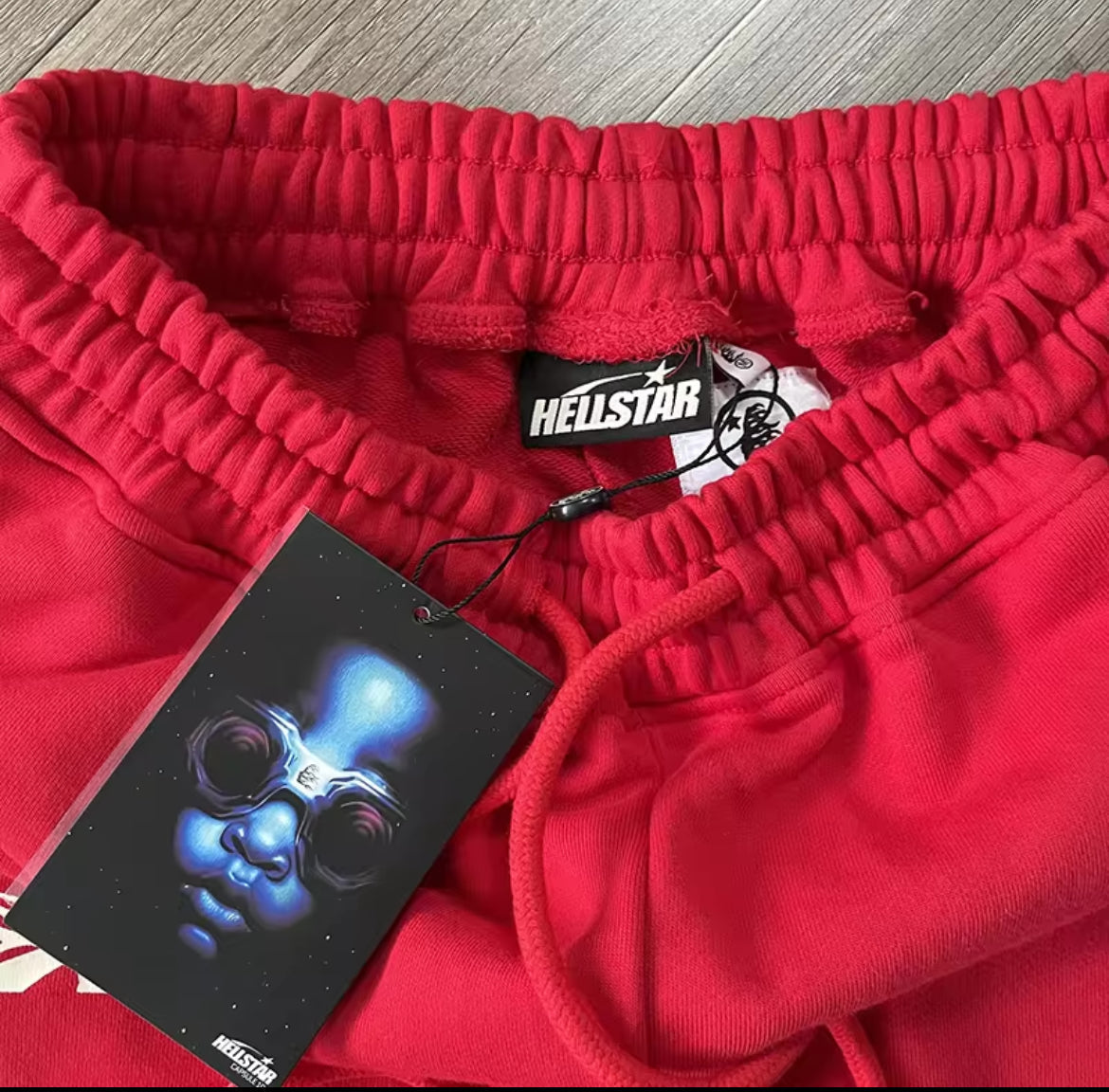 Red hellstar sports hoodie/ sweatpants