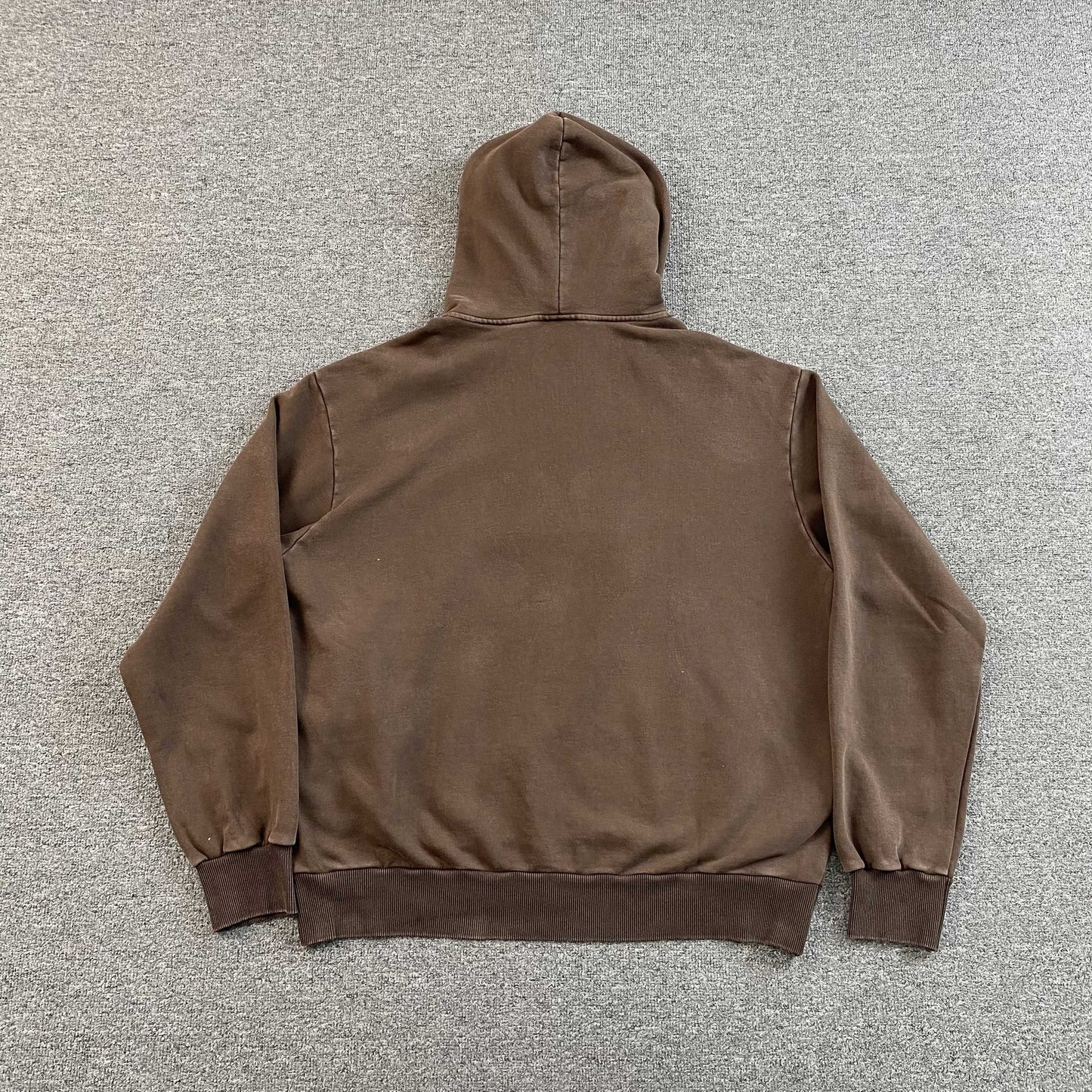 Saint Vanity Van Life Hoodie embroidered patch brown