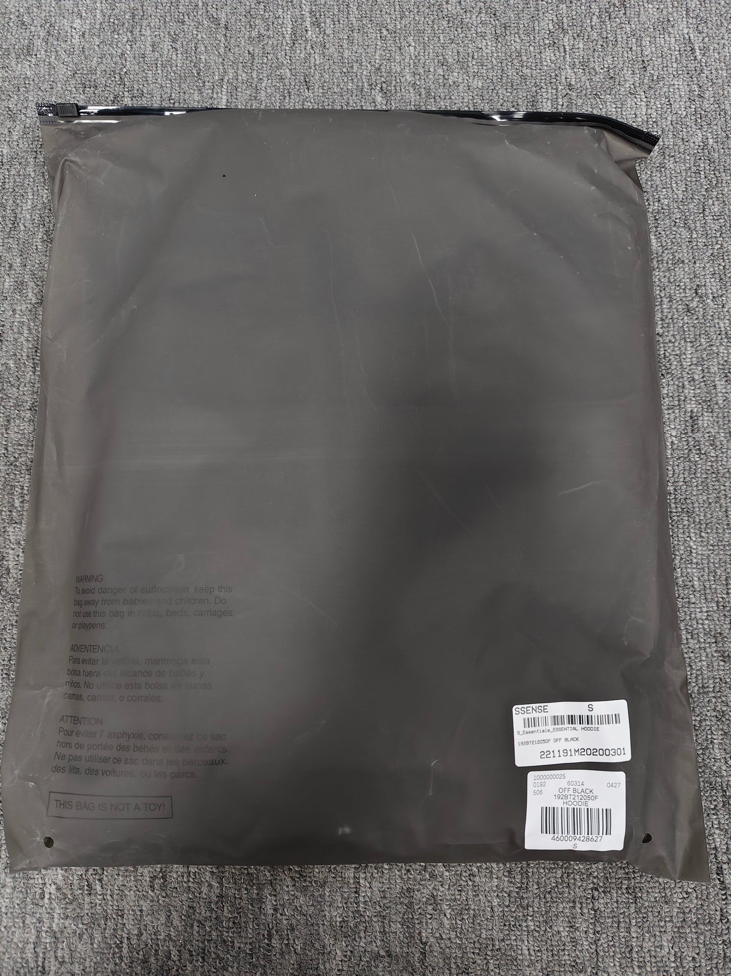 Fear of God Essentials Hoodie ‘OFF BLACKl'