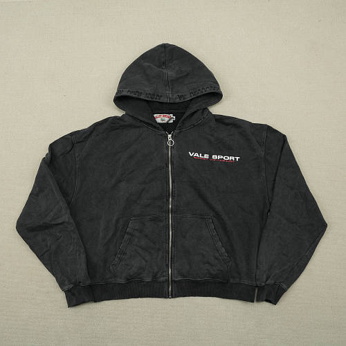 Vale Forever Staple Zip Up Hoodie Faded/Black