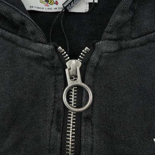 Vale Forever Staple Zip Up Hoodie Faded/Black
