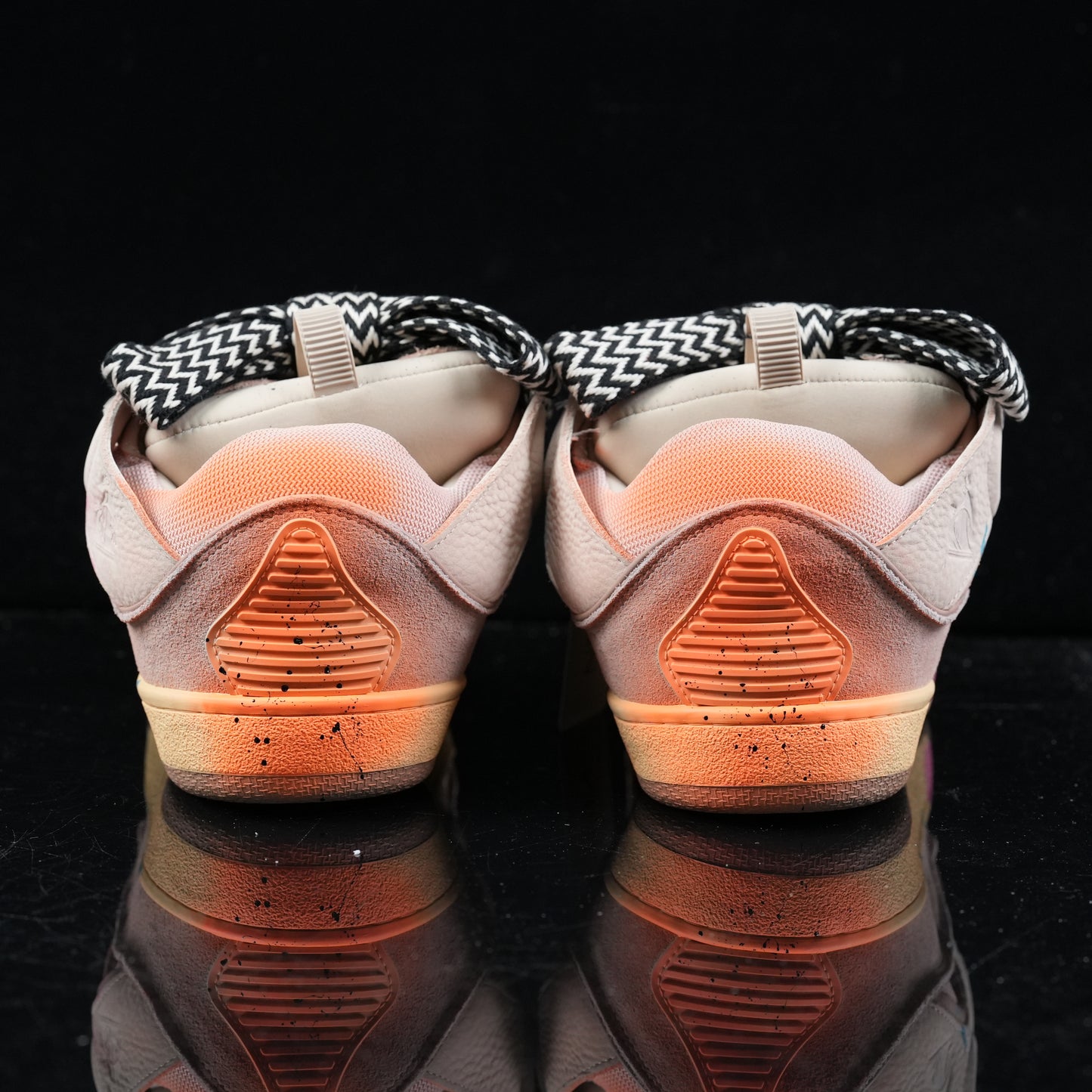 Gallery Dept. x Lanvin Curb Light Sneakers 'Paint Drip - Pale Pink'