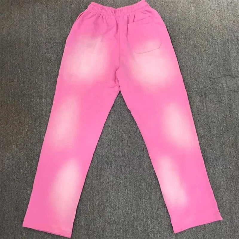 Pink Hellstar Flame Sweatpants