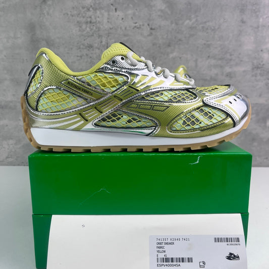 Bottega venta orbit yellow and sliver