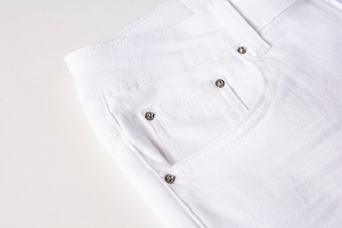 Amiri jeans all white